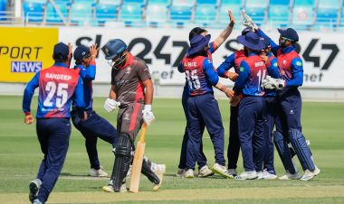 नेपाललाई यूएईले १ सय ६९ रनको लक्ष्य दियो