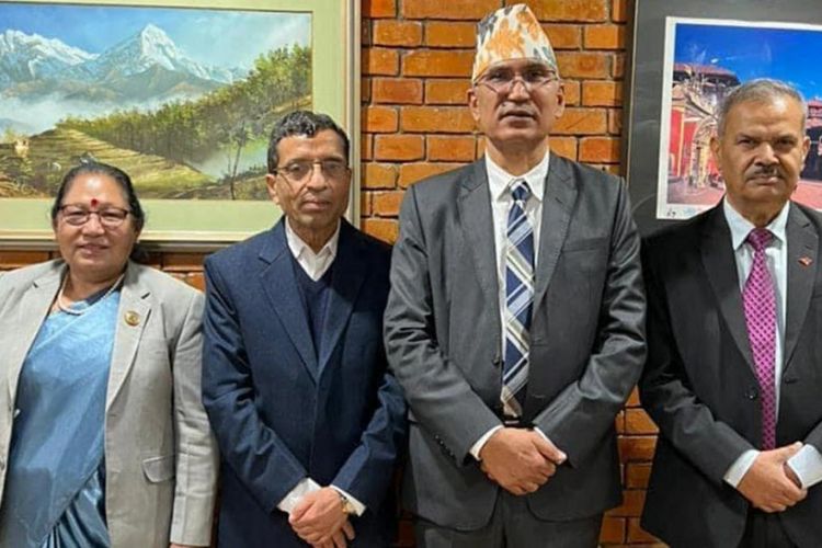 उपाध्यक्ष विष्णु पौडेलसहित एमालेका चार नेता चीन प्रस्थान