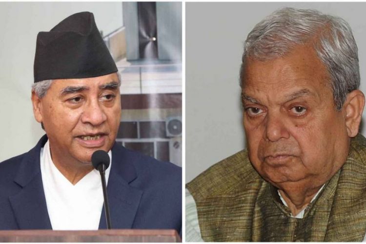 प्रधानमन्त्री देउवा र महन्थ ठाकुरबीच भेटवार्ता, ठाकुरले मागे चार मन्त्रालय