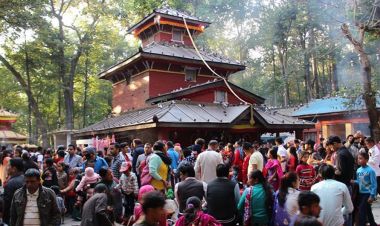 आज बिहानैदेखि देशभरका राम मन्दिरमा भक्तजनको घुइँचो