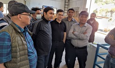 दोर्दी र ङादी जलविद्युत आयोजनाको कुलमानले गरे अनुगमन