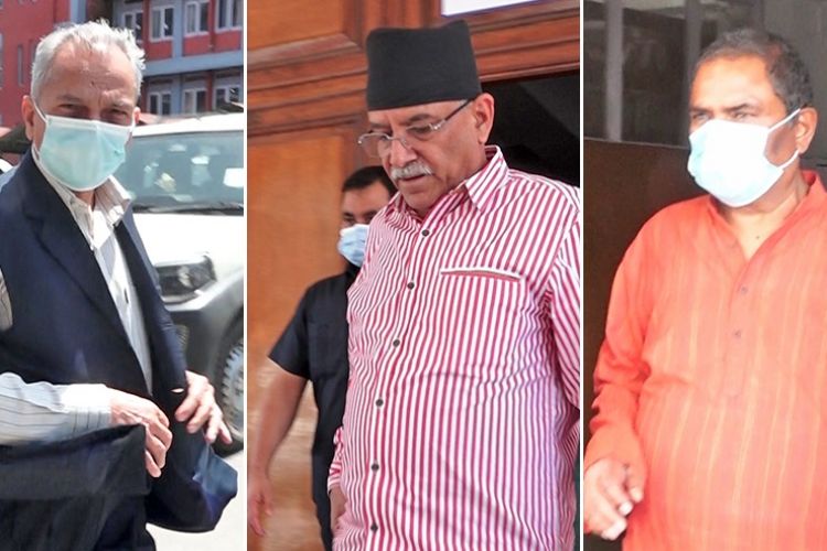 जसपाका अध्यक्षद्धयसँग प्रचण्डको भेट, के भयो कुराकानी ?