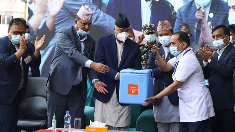 प्रधानमन्त्री देउवाले गरे टाइफाइडविरुद्धको खोपको उद्घाटन