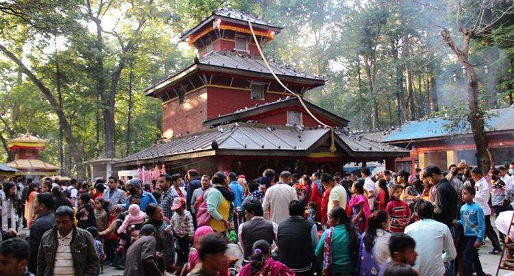 आज बिहानैदेखि देशभरका राम मन्दिरमा भक्तजनको घुइँचो