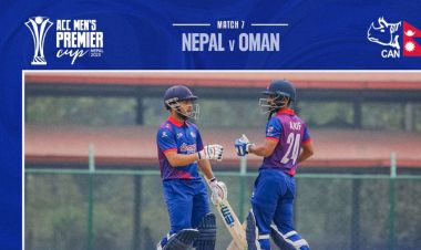 नेपाललाई लगातार झट्का, ओमानविरुद्ध चौथो विकेट पनि गुमायो नेपालले   