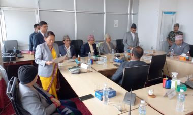 विधायन व्यवस्थापन समिति सभापति जयन्तीदेवी राईद्वारा शपथ ग्रहण