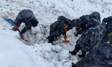 मुगु हिमपहिरो अपडेटः अत्यधिक हिमपातका कारण बेपत्ता खोज्न समस्या