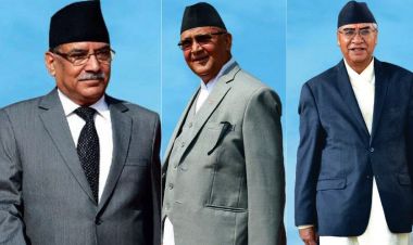 प्रधानमन्त्री कार्यालयमा प्रमुख तीन शीर्ष नेताबीच छलफल