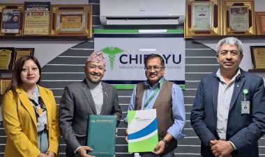 सांग्रिला डेभलपमेन्ट बैंक लि र चिरायु नेशनल हस्पिटल तथा मेडिकल इन्टिस्टच्यूट प्रा. लिबीच सम्झौता