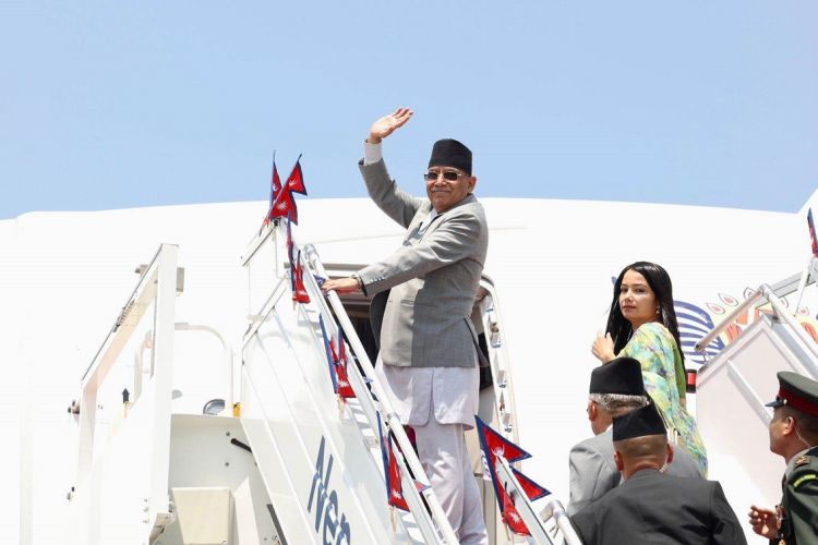 प्रधानमन्त्री दाहाल भारत प्रस्थान