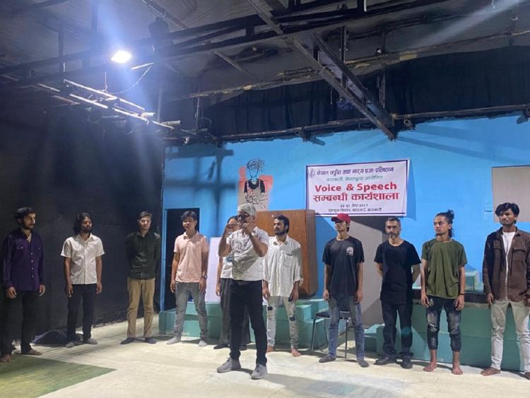 गीत तथा नाट्य प्रतिष्ठानको ‘भ्वाइस एण्ड स्पीच’ कार्यशाला सम्पन्न