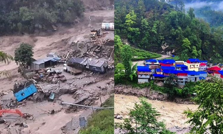 अविरल वर्षाका कारण सिक्किममा पहिरोः सयभन्दा बढी घरमा क्षति