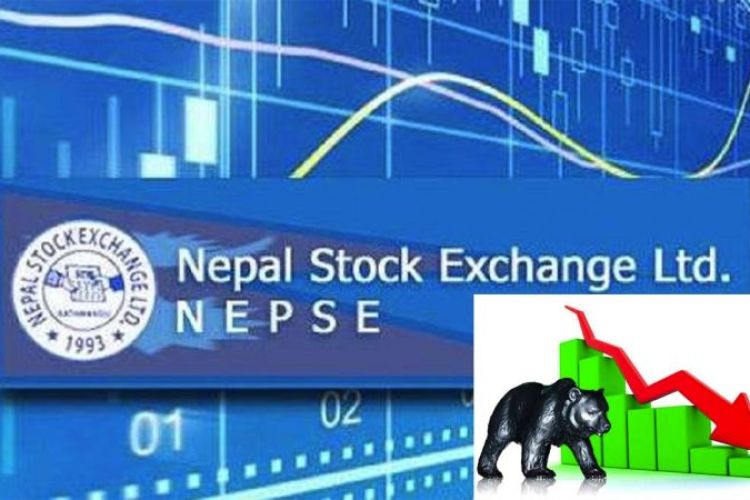 घट्यो सेयर बजार, नेप्से ३७३८ अंकमा