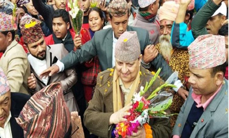 ज्ञानेन्द्र शाहको जन्मदिन मनाउन राजावादी निर्मलनिवासमा