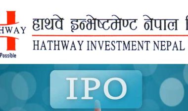 २९ भदौदेखि आईपीओ खुला गर्दै हाथवे इन्भेष्टमेन्ट नेपाल