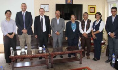 उद्योग मन्त्री रिजाल र राजदूत फेनबीच भेटवार्ता