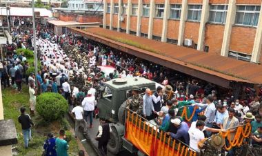 सुरू भयो सुवास नेम्वाङको शव यात्रा