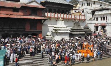 पशुपतिमा सुवासचन्द्र नेम्वाङको अन्तिम बिदाइ