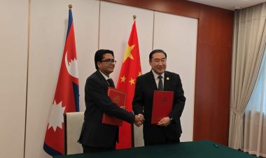 नेपाल–चीन व्यवसाय परिषद् स्थापना गर्न नेपाल उद्योग परिसंघ र सीसीपीआईटीबीच समझदारी