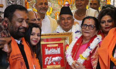 राष्ट्रपति पौडेलद्वारा जानकी मन्दिरमा पूजाआजा