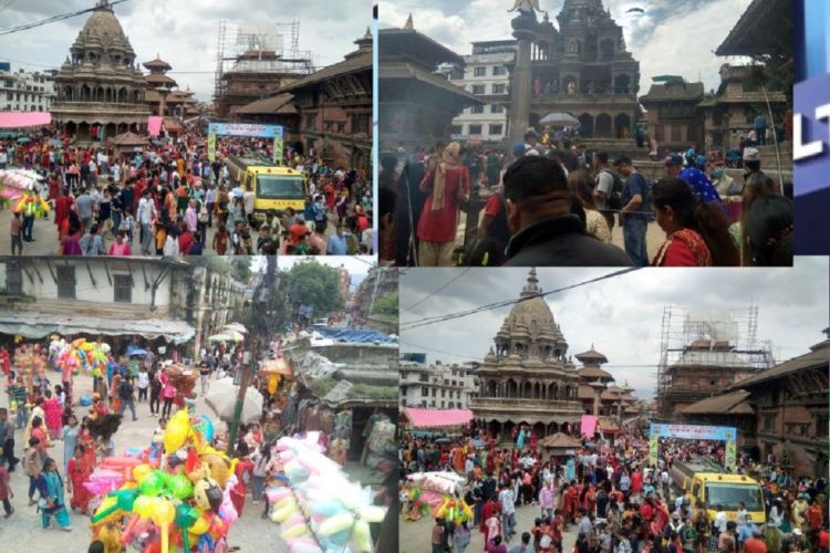 आज कृष्ण जन्माष्टमी, पाटन कृष्ण मन्दिरमा दर्शनार्थीको घुइँचो (फोटोफिचर)