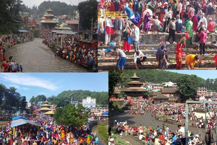 गोकर्णेश्वरमा पितृको सम्झना (फोटो फिचर)