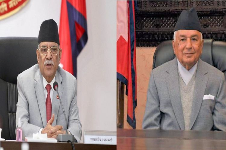 प्रधानमन्त्री दाहाल र राष्ट्रपति पौडेलले दिए इन्द्रजात्राको शुभकामना
