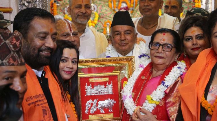 राष्ट्रपति पौडेलद्वारा जानकी मन्दिरमा पूजाआजा