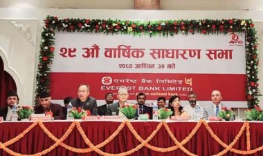 एभरेष्ट बैंकको २९ औं वार्षिक साधारण सभा सम्पन्न, यी प्रस्ताव पारित
