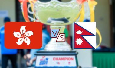 टी २० सिरिज : आज नेपाल र हङकङबीच प्रतिस्पर्धा हुँदै