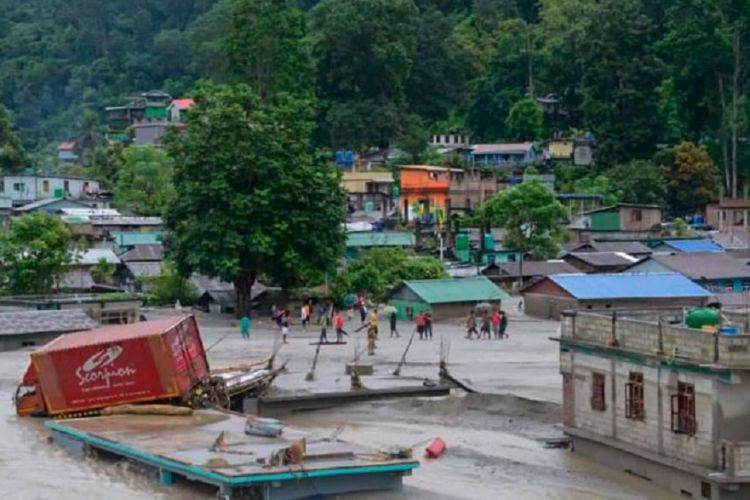 सिक्किम बाढीमा अहिलेसम्म ४१ को मृत्यु, अझै १०३ जना बेपत्ता