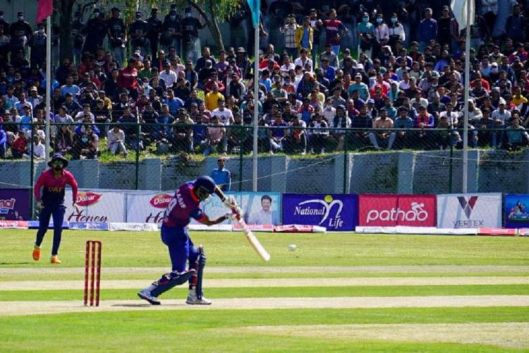 नेपालले युएईलाई दियो १ सय ६३ रनको मध्यम लक्ष्य