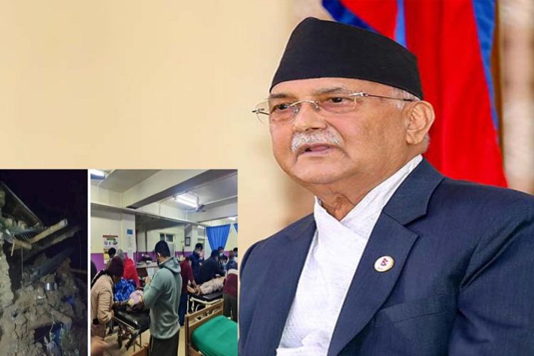भुकम्प प्रभावित क्षेत्रमा स्वास्थ्यकर्मीको खाँचो, परिपुर्ति गरिहालौं : अध्यक्ष ओली