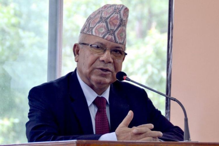 व्यवस्थाको विरोध गर्दै राजसंस्थाको नारा लगाउनु वाहियात हो : अध्यक्ष नेपाल