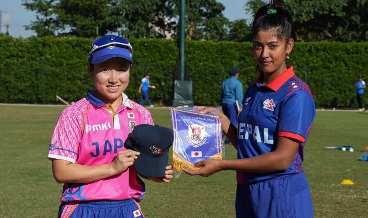 नेपालले दियो जापानलाई १ सय १४ रनको लक्ष्य