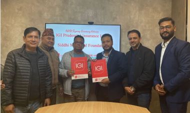 सिद्धि स्मृति प्रतिष्ठान र आइजिआई प्रुडेन्सियल इन्स्योरेन्सबीच भयो नगदरहित सेवा सम्झौता