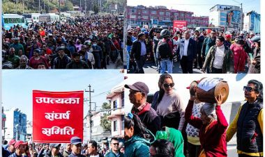 उपत्यका सङ्घर्ष समितिको आन्दोलन, मेलम्चीको खानेपानी खोई भन्दै प्रश्न