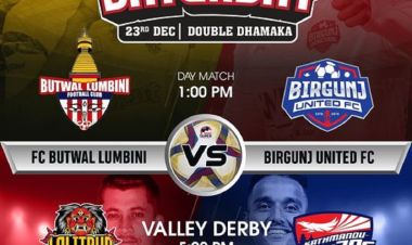 एनएसएल सुपर लिगः आज दुईवटा खेल हुँदै