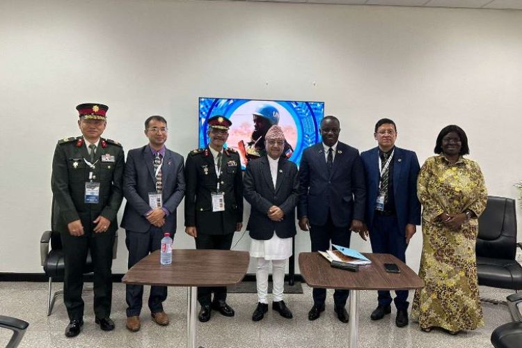 नेपाल अन्तर्राष्ट्रिय शान्ति स्थापनामा प्रभावकारी भूमिका निर्वाह गर्न प्रतिबद्ध छ : उपप्रधानमन्त्री खड्का