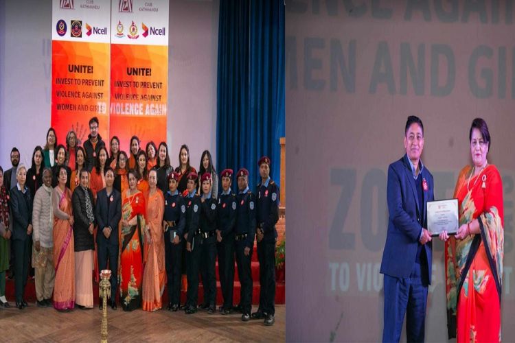 जोन्टा क्लब काठमाडौंले गर्यो महिला हिंसा विरुद्ध विद्यार्थीहरुलाई सचेतना कार्यक्रम