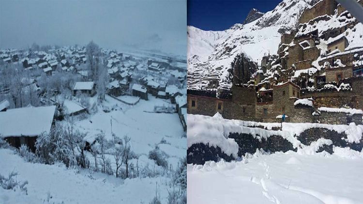 हुम्ला र मुगुमा उच्च हिमपात, जनजीवन कष्टकर