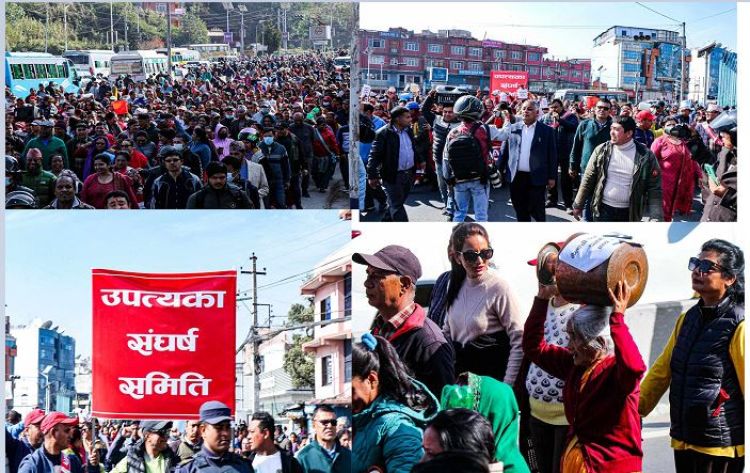 उपत्यका सङ्घर्ष समितिको आन्दोलन, मेलम्चीको खानेपानी खोई भन्दै प्रश्न