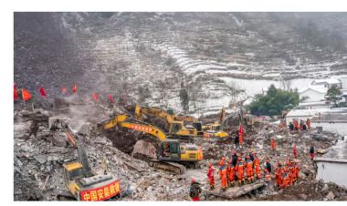 चीनको युनान प्रान्तमा पहिरोः ३९ को मृत्यु, ९०० बढी गाउँले बिस्थापित