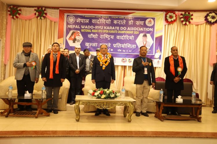  खेल क्षेत्रलाई राष्ट्रको वहुआयामिक हितका रुपमा हेर्नुपर्छ :  प्रधानमन्त्री दाहाल 