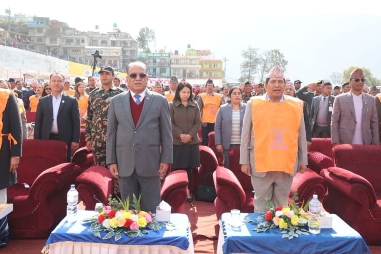 विपद प्रतिरोधी संरचना निर्माण इच्छा नभएर अनिवार्य दायित्व हो : प्रधानमन्त्री दाहाल