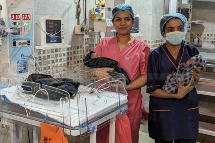 आइभीएफ प्रविधिः बिरगञ्जमा एक महिलाले जन्माईन तिम्ल्याहा बच्चा