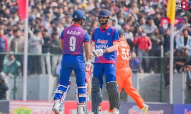 नेदरल्याण्ड्समाथि नेपाल विजयी, अनिल र आसिफको अर्धसतक 