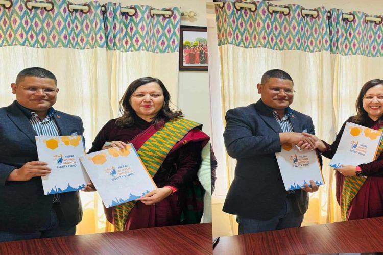 नेपाल महिला उद्यमी महासंघ र ग्लोबल इक्विटी फण्डबीच सम्झौता 