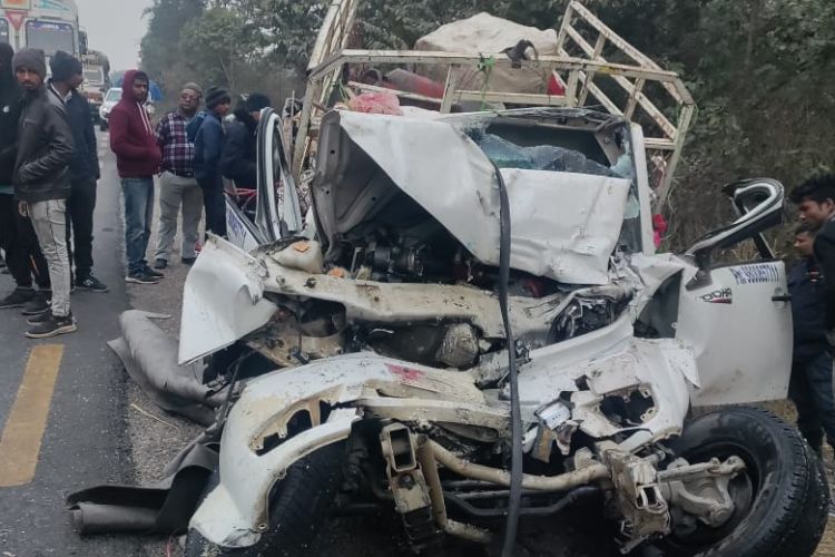  बुलेरो र ट्रक ठोक्किँदा दुई जनाको मृत्यु, तीन घाइते
