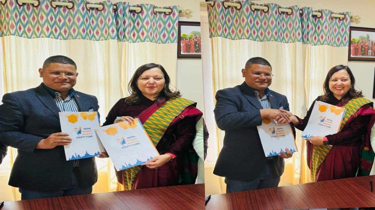 नेपाल महिला उद्यमी महासंघ र ग्लोबल इक्विटी फण्डबीच सम्झौता 